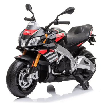 Aprilia Tuono Elektrischer Kids Motorrad Schwarz