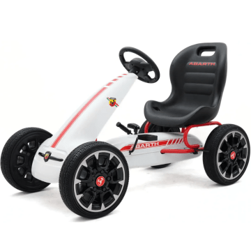 Abarth Gokart mit Gummireifen - Weiß