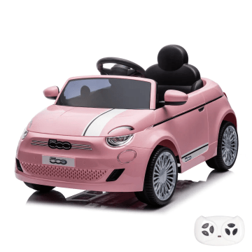 Fiat 500e Elektro-Kinderauto mit Fernbedienung - Rosa